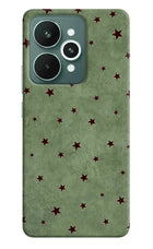 Green Stars Realme 15 Hard Case Back Cover by Casekaro