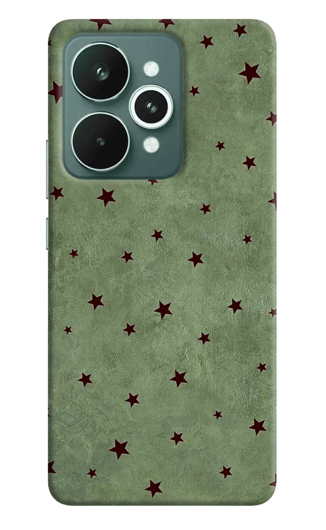 Green Stars Realme 15 Hard Case Back Cover by Casekaro