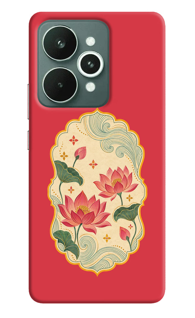 Pink Lotus Realme 15 Back Cover