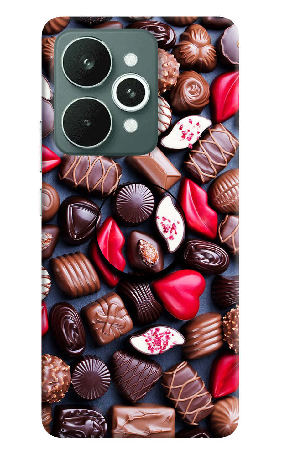 Chocolates Realme 15 Pop Case, Hard case
