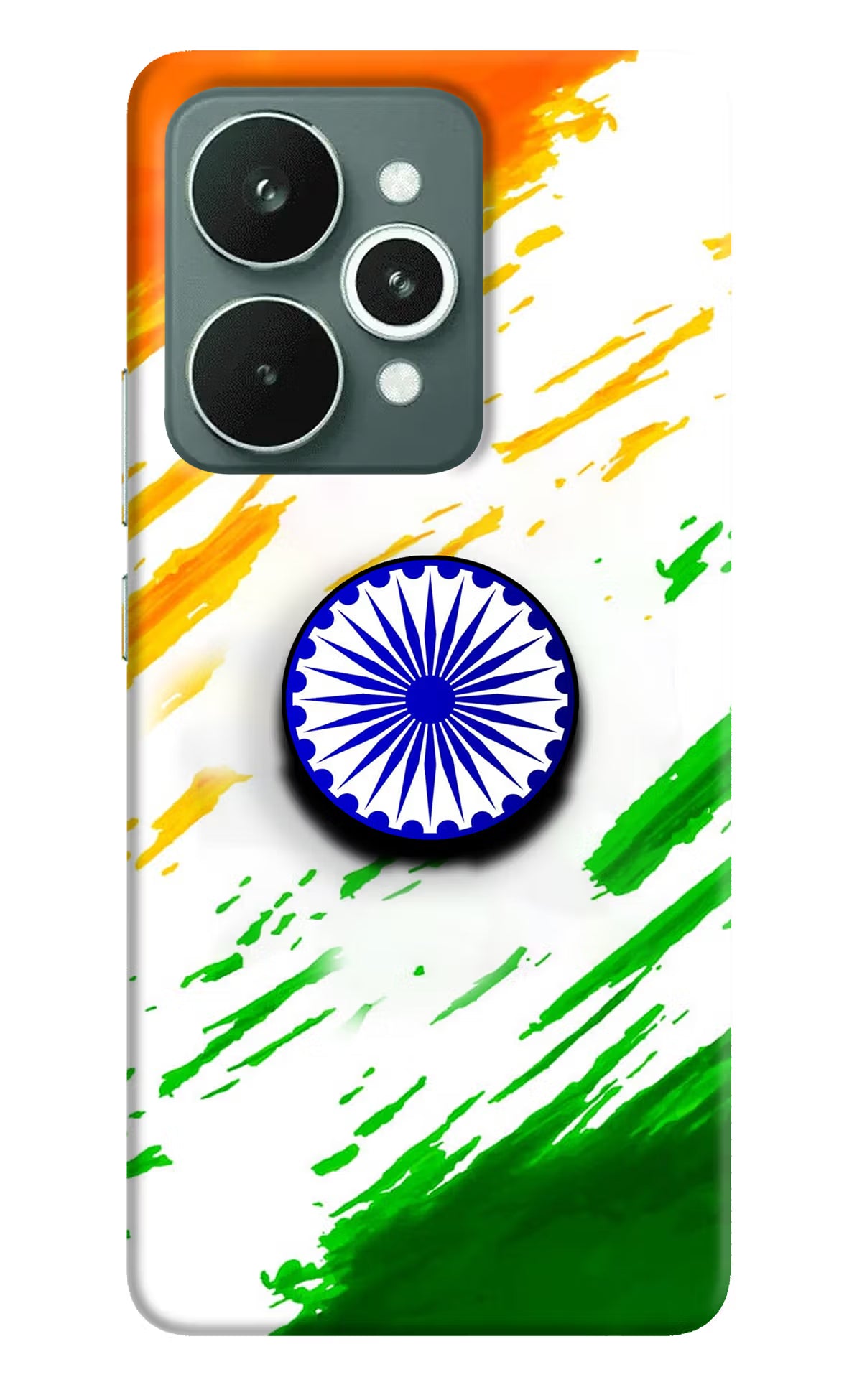 Indian Flag Ashoka Chakra Realme 15 Pop Case by Casekaro