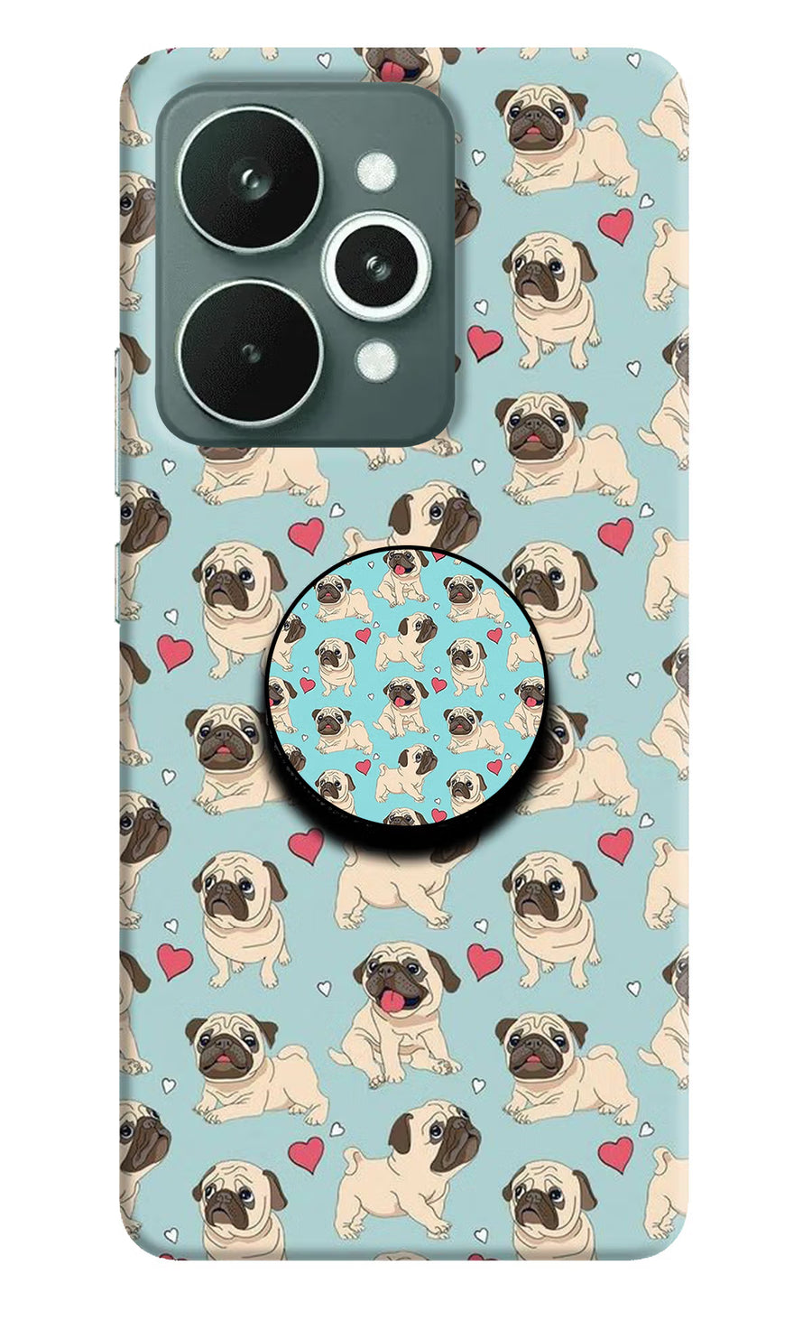 Pug Dog Realme 15 Pop Case, Hard case