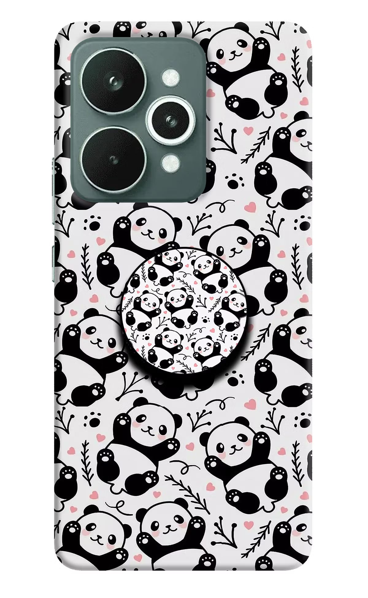 Cute Panda Realme 15 Pop Case by Casekaro