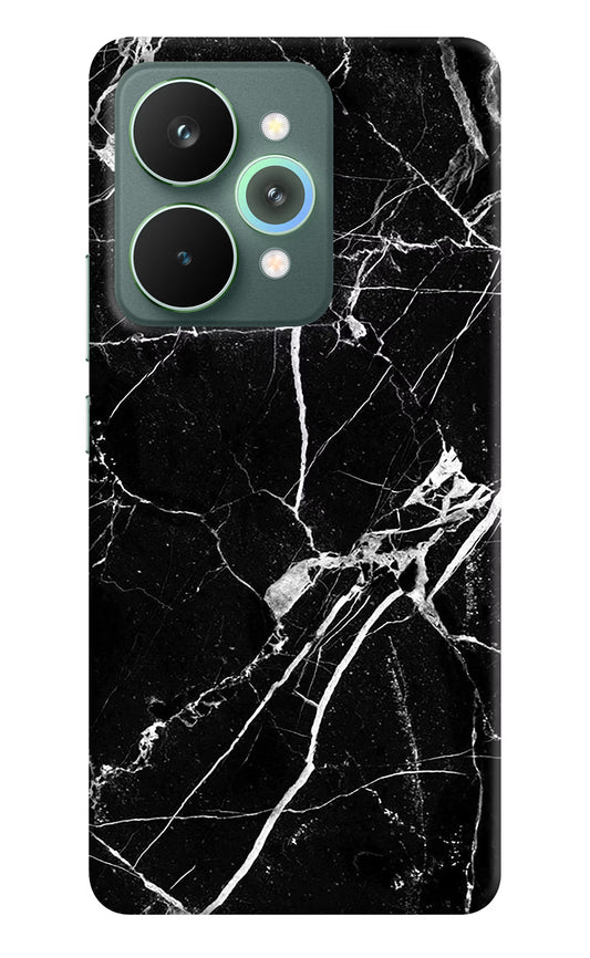 Black Marble Pattern Realme 15 Pro Hard Case Back Cover by Casekaro
