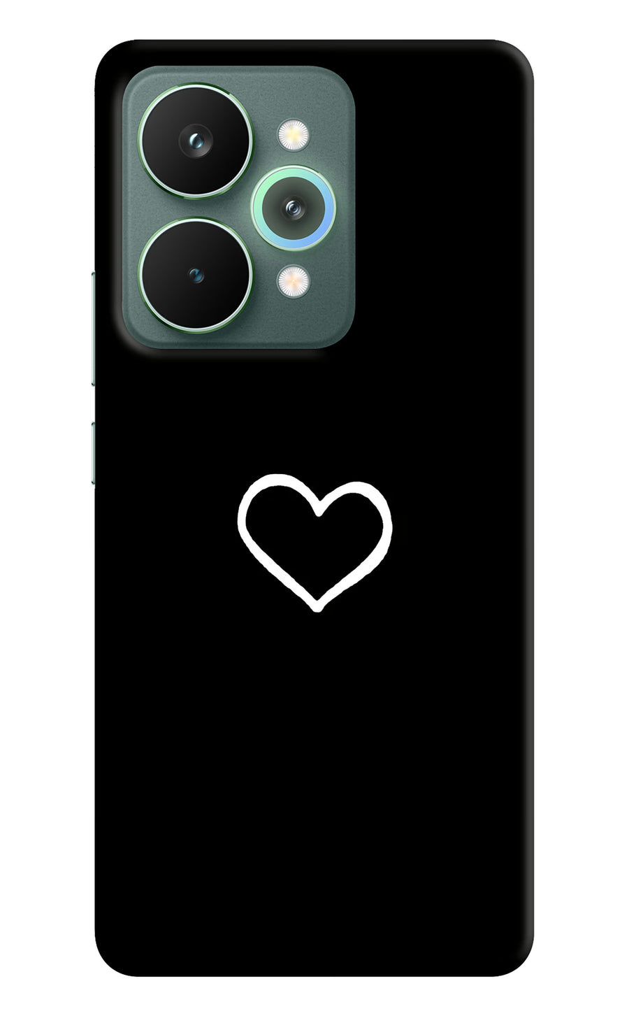 Heart Realme 15 Pro Back Cover, Hard case