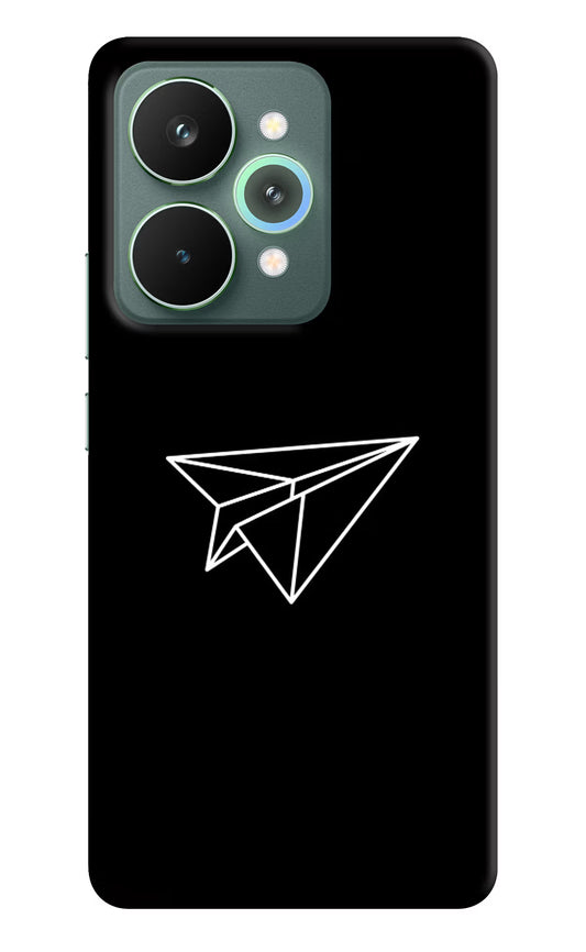 Paper Plane White Realme 15 Pro Hard Case Back Cover by Casekaro