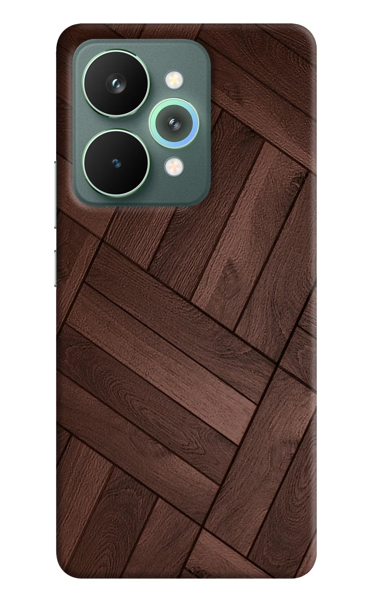Wooden Texture Design Realme 15 Pro Hard Case Back Cover by Casekaro