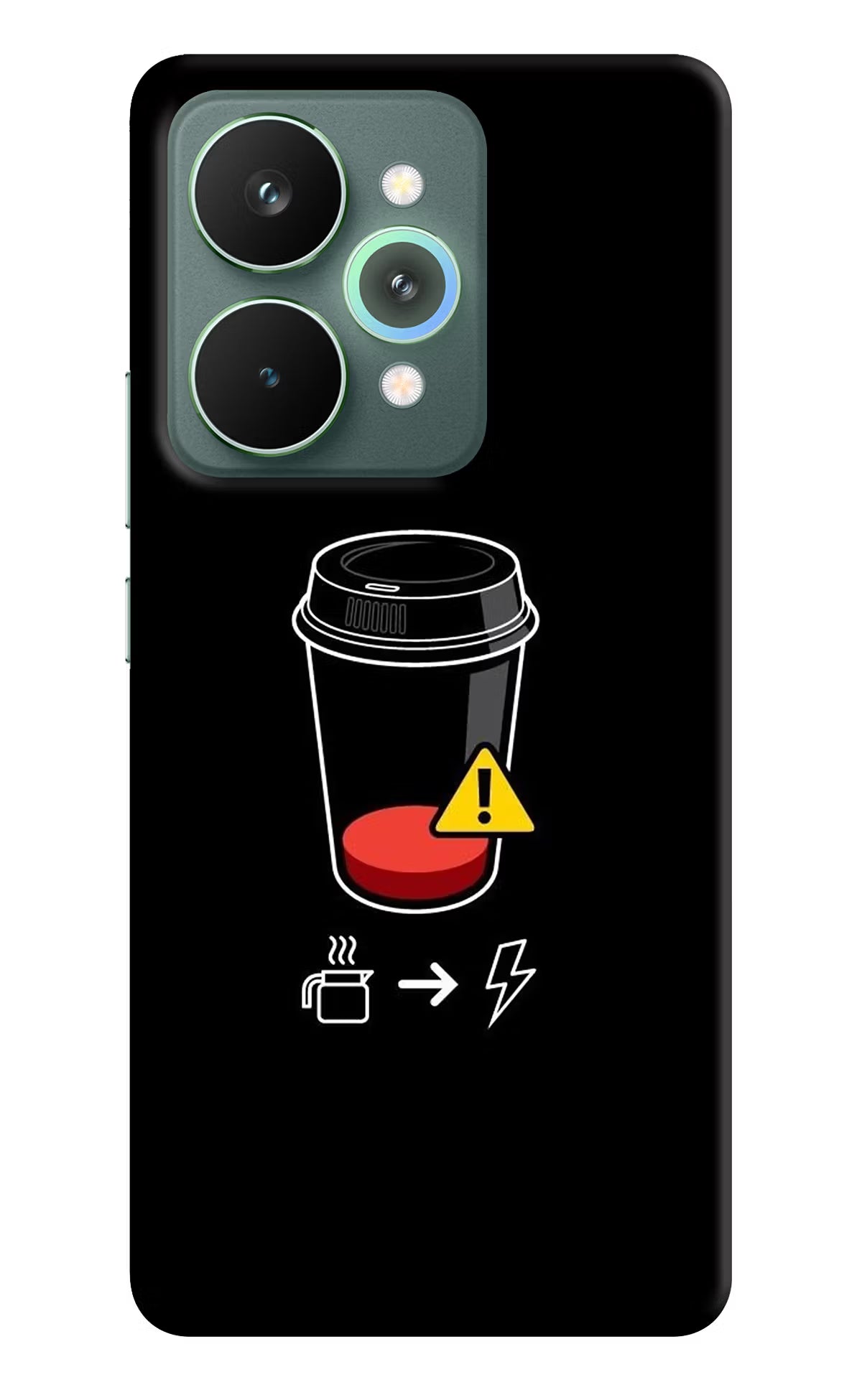 Coffee Realme 15 Pro Hard Case Back Cover by Casekaro