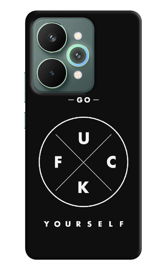 Go Fuck Yourself Realme 15 Pro Hard Case Back Cover by Casekaro