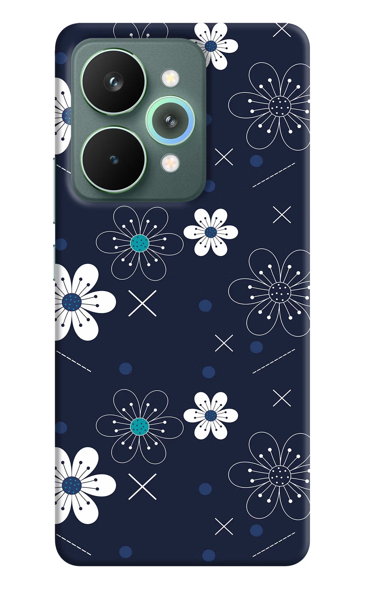 Flowers Realme 15 Pro Hard Case Back Cover by Casekaro