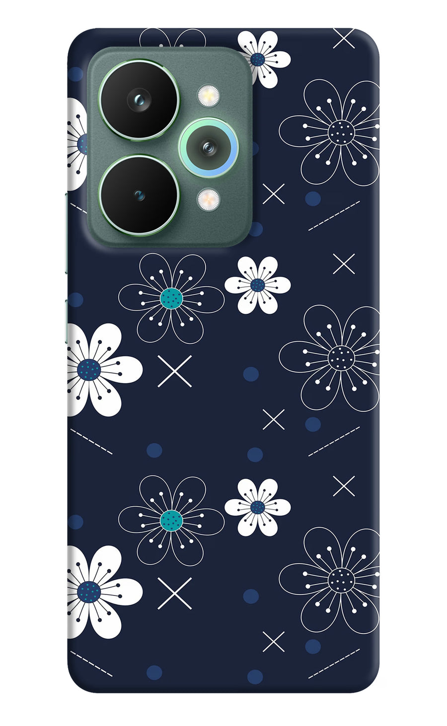 Flowers Realme 15 Pro Back Cover, Hard case