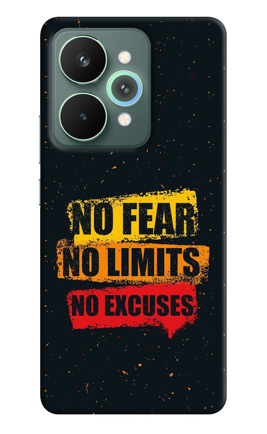 No Fear No Limits No Excuse Realme 15 Pro Hard Case Back Cover by Casekaro