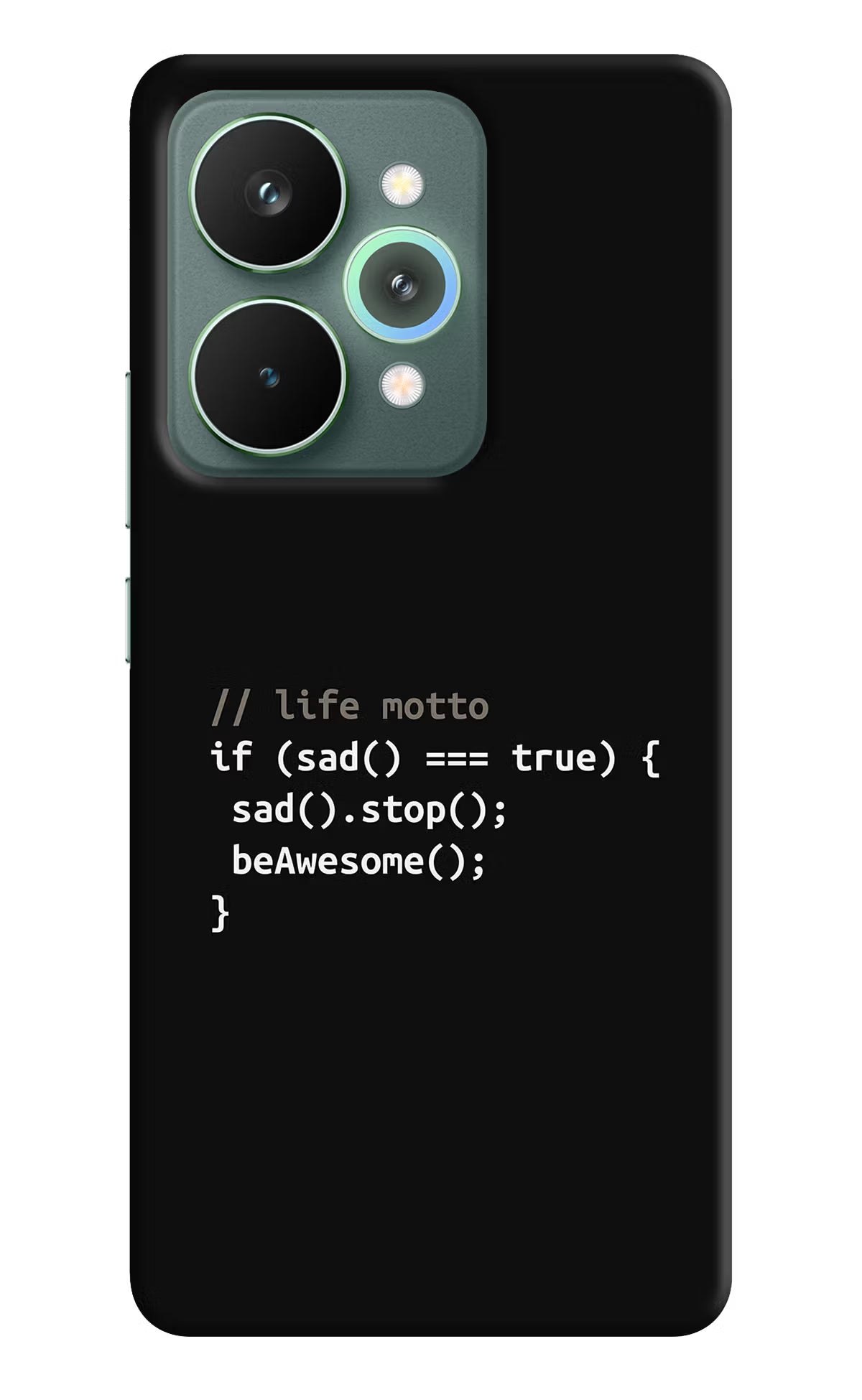 Life Motto Code Realme 15 Pro Hard Case Back Cover by Casekaro