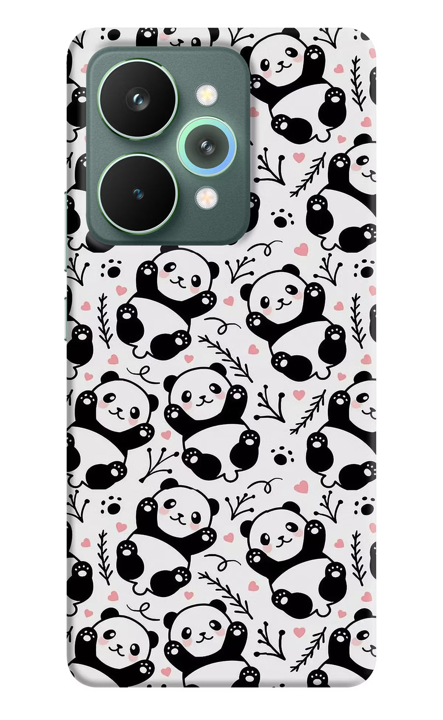 Cute Panda Realme 15 Pro Back Cover, Hard case