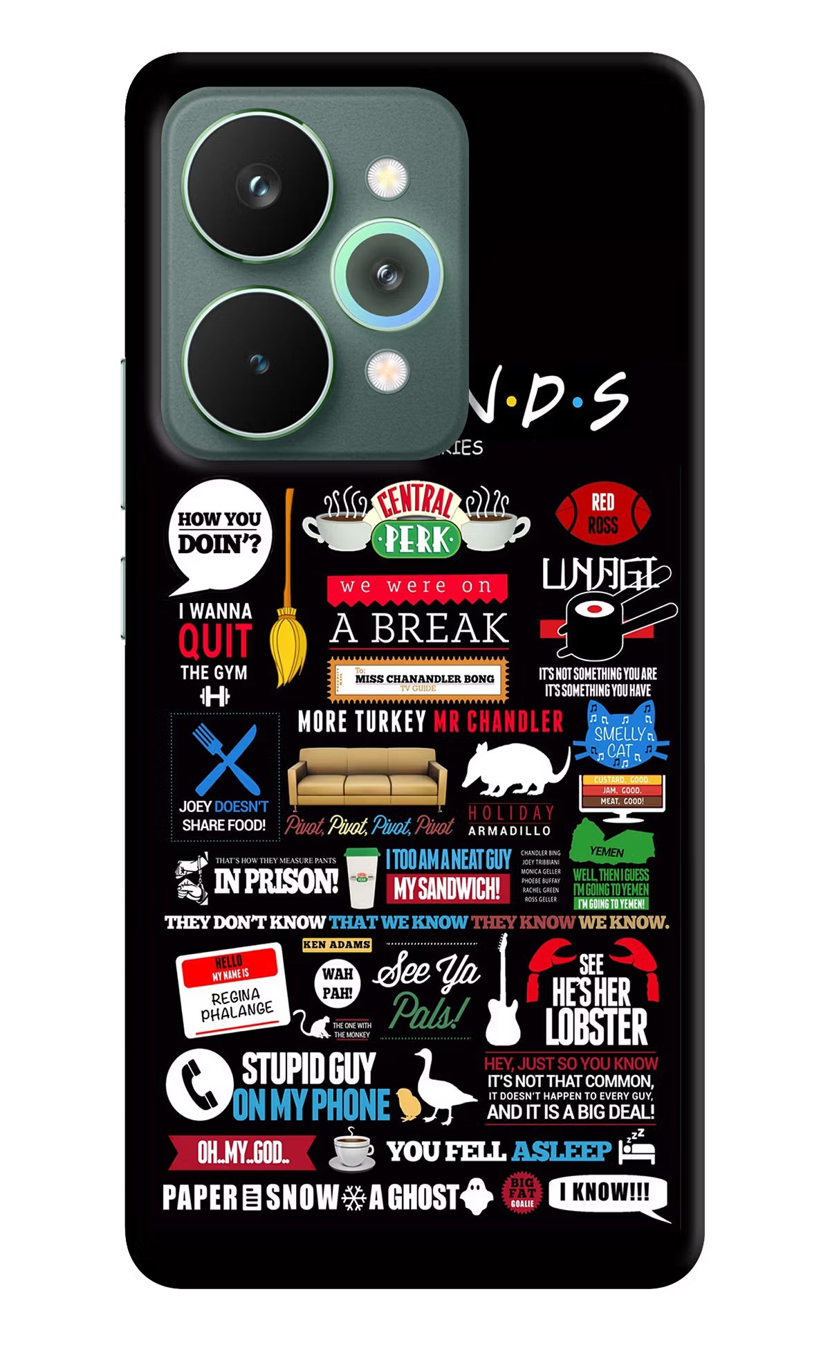 FRIENDS Realme 15 Pro Hard Case Back Cover by Casekaro