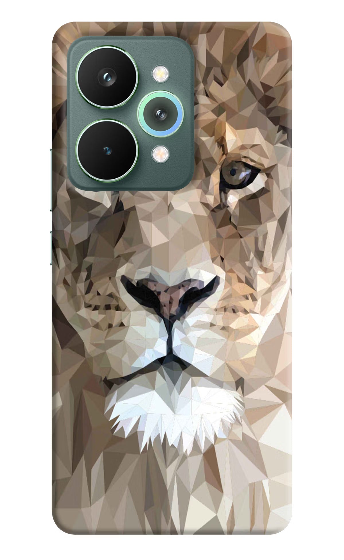 Lion Art Realme 15 Pro Hard Case Back Cover by Casekaro