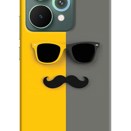 Sunglasses with Mustache Realme 15 Pro Hard Case Back Cover by Casekaro