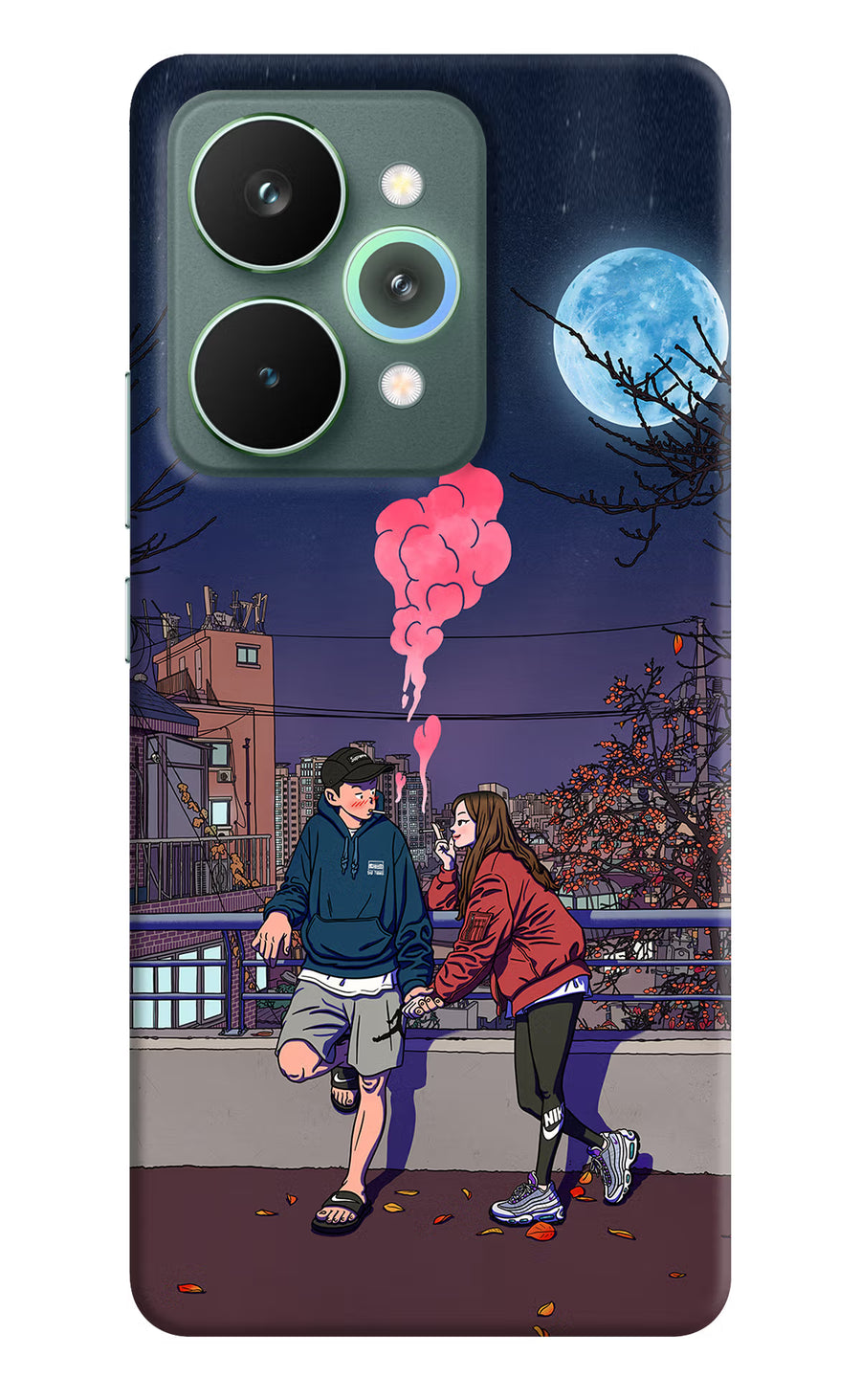 Chilling Couple Realme 15 Pro Back Cover, Hard case