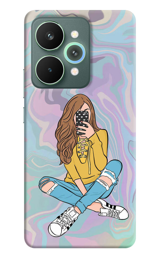 Selfie Girl Realme 15 Pro Hard Case Back Cover by Casekaro