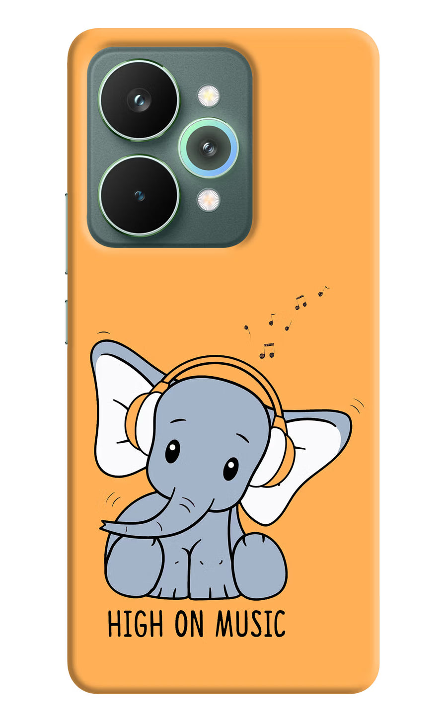 High On Music Realme 15 Pro Back Cover, Hard case