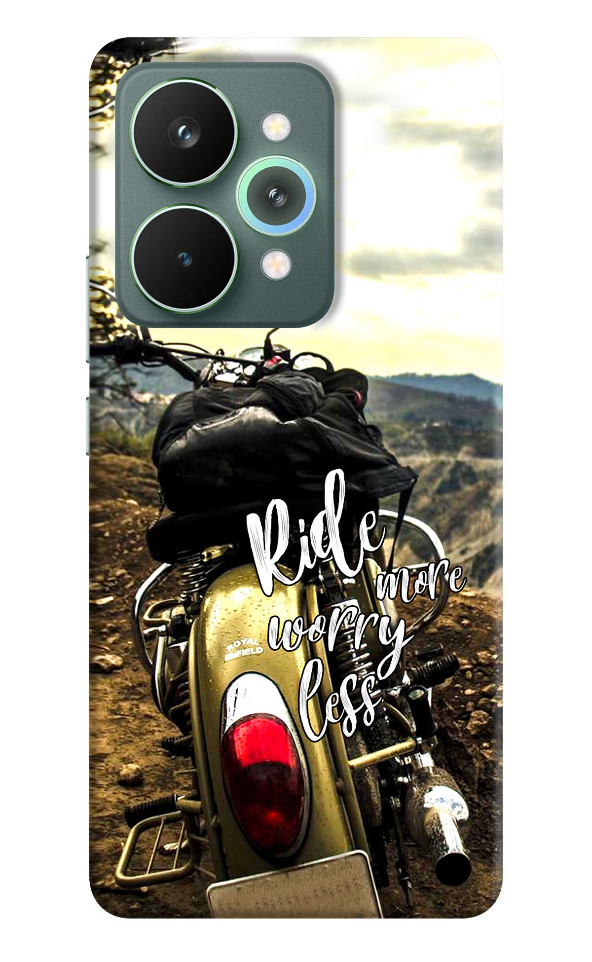 Ride More Worry Less Realme 15 Pro Hard Case Back Cover by Casekaro