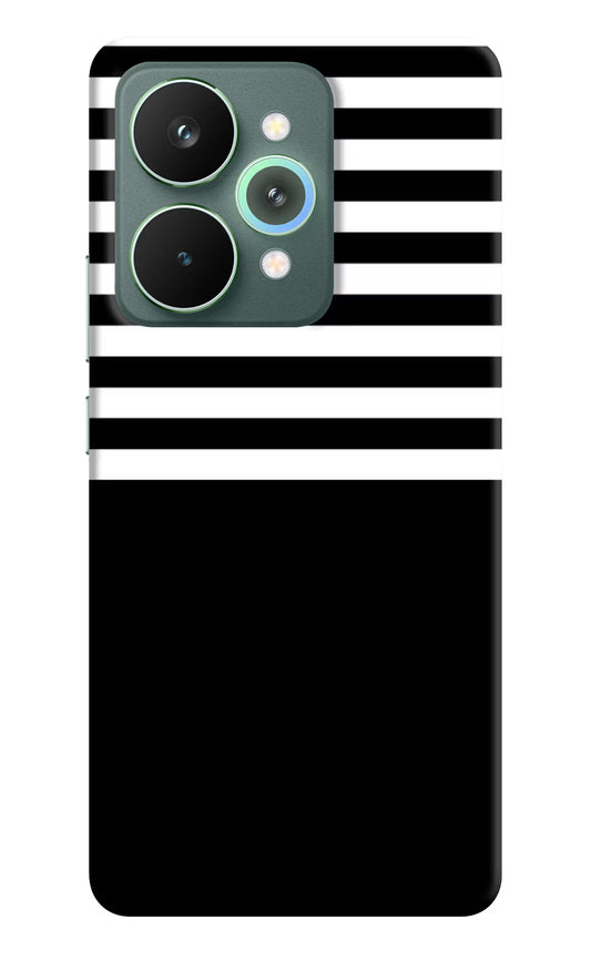 Black and White Print Realme 15 Pro Hard Case Back Cover by Casekaro