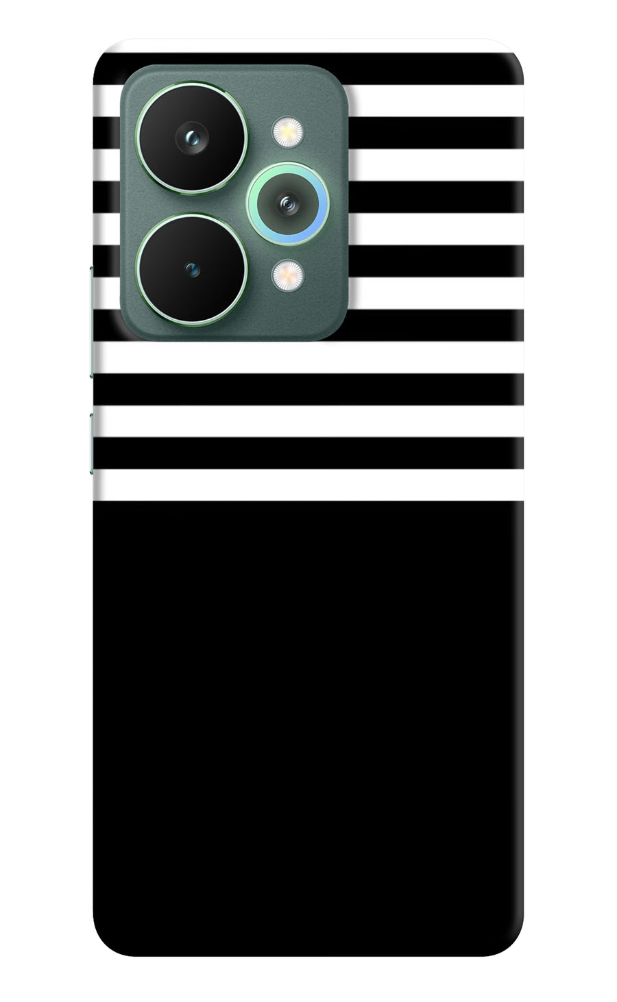 Black and White Print Realme 15 Pro Back Cover, Hard case