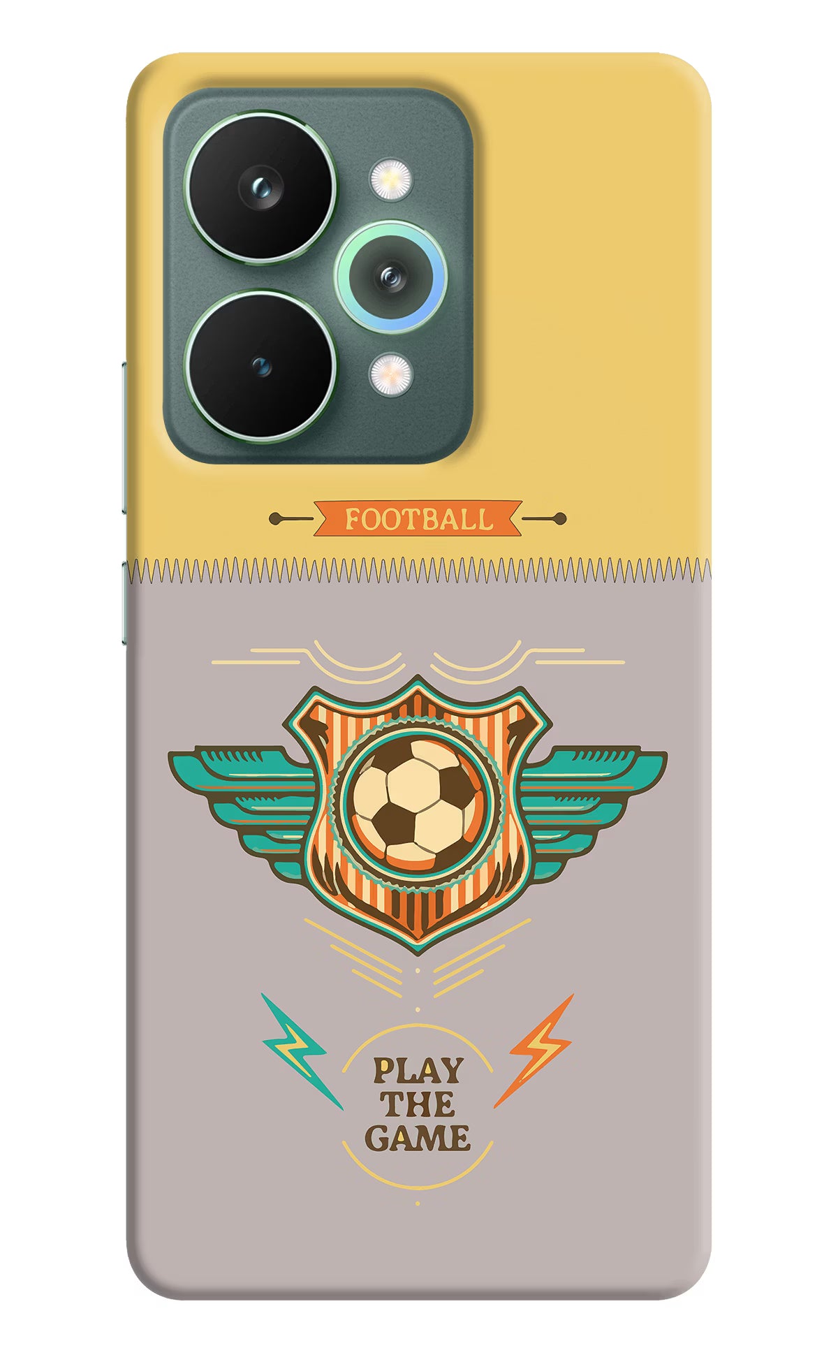 Football Realme 15 Pro Hard Case Back Cover by Casekaro