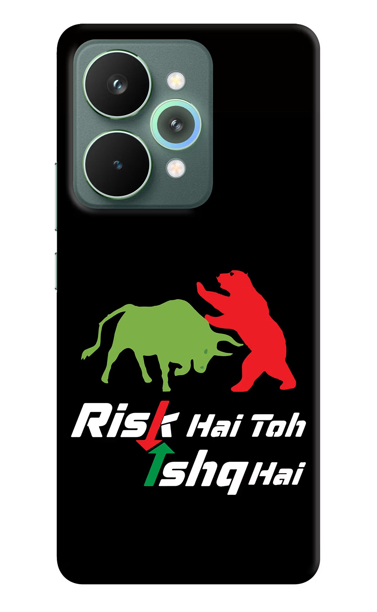 Risk Hai Toh Ishq Hai Realme 15 Pro Hard Case Back Cover by Casekaro