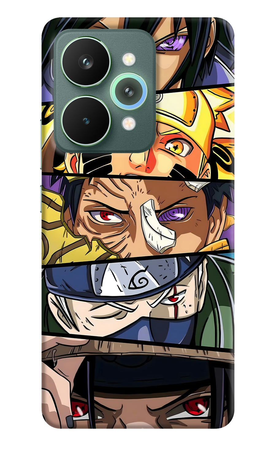 Naruto Character Realme 15 Pro Back Cover, Hard case