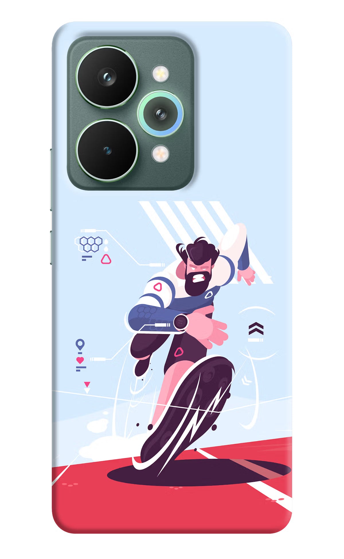 Run Pro Realme 15 Pro Hard Case Back Cover by Casekaro