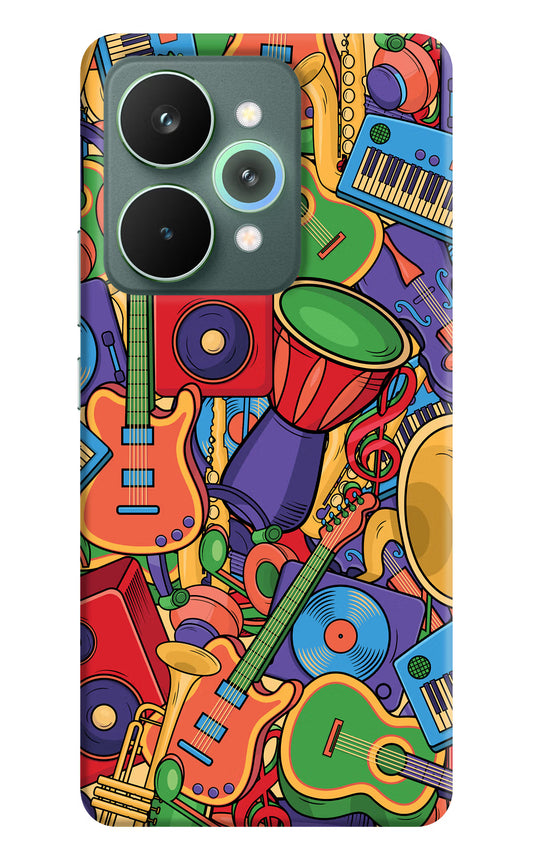 Music Instrument Doodle Realme 15 Pro Hard Case Back Cover by Casekaro