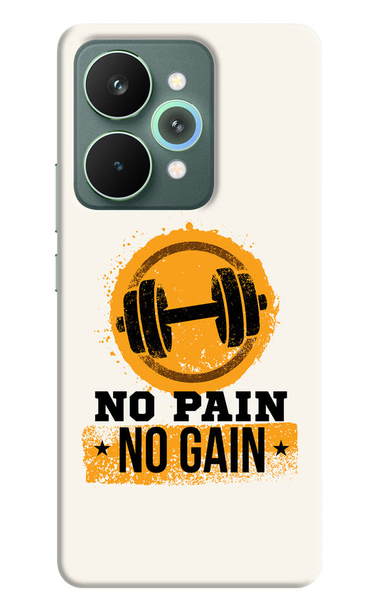 No Pain No Gain Realme 15 Pro Hard Case Back Cover by Casekaro