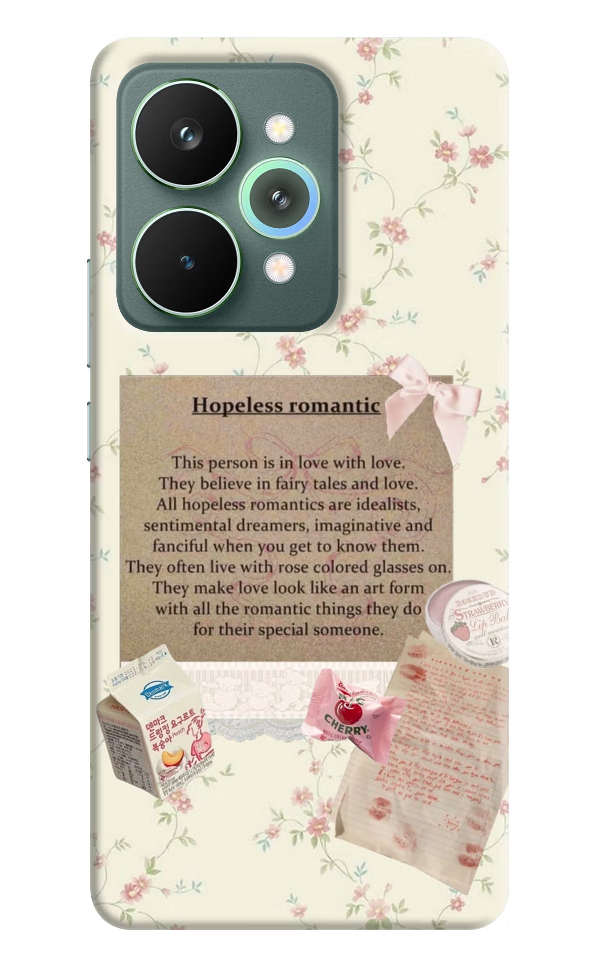 Hopeless Romantic Realme 15 Pro Hard Case Back Cover by Casekaro