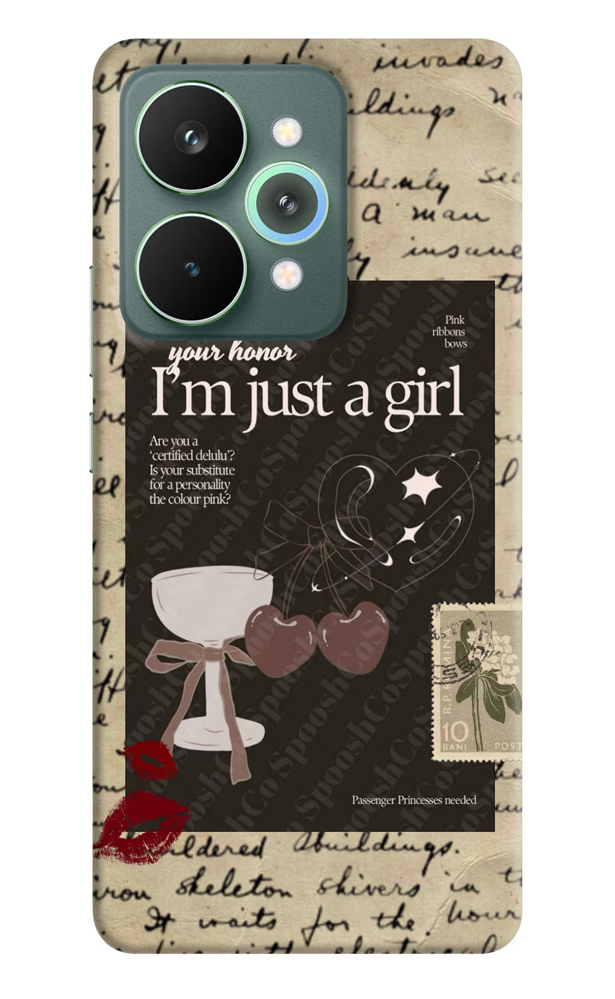 I am just a girl Realme 15 Pro Hard Case Back Cover by Casekaro