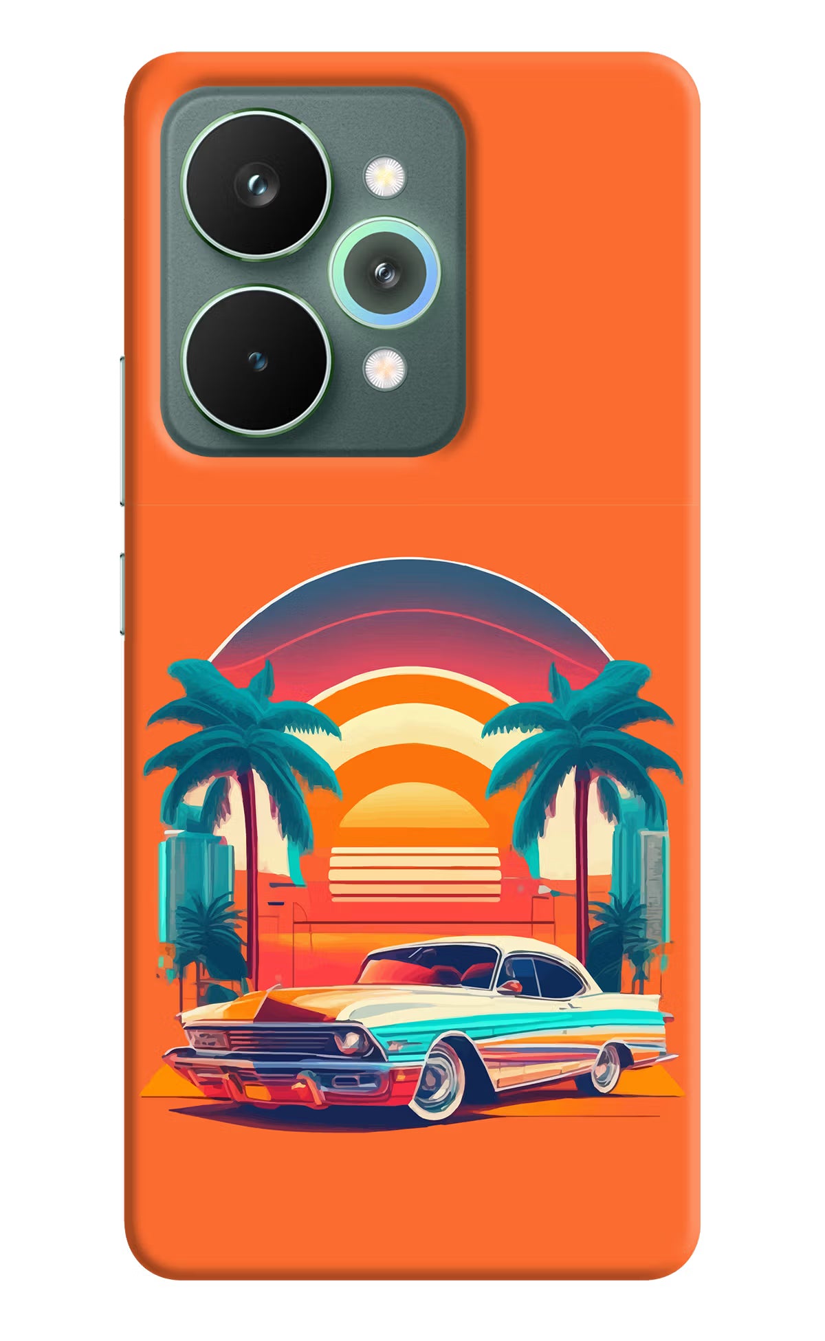 Palm Drive 80s Realme 15 Pro Hard Case Back Cover by Casekaro