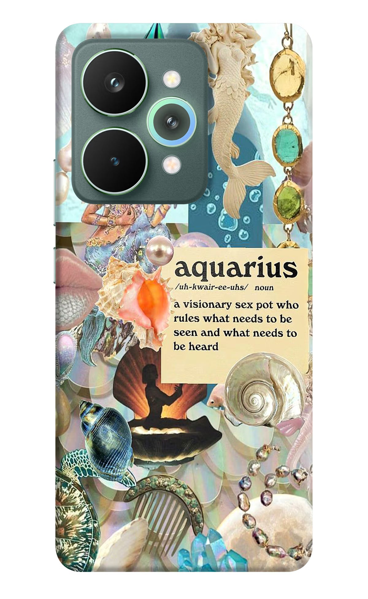 Aquarius Zodiac Realme 15 Pro Hard Case Back Cover by Casekaro