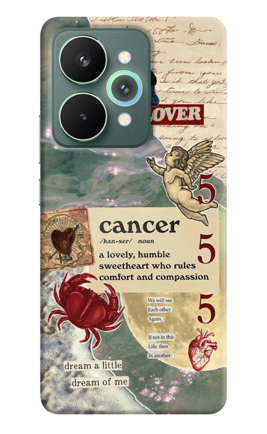Cancer Zodiac Realme 15 Pro Back Cover, Hard case
