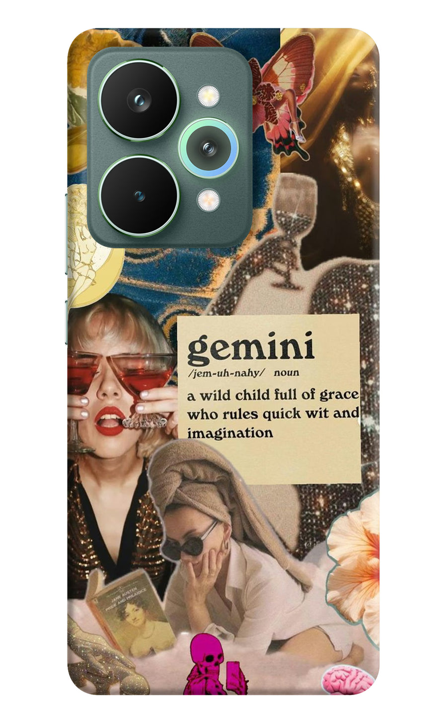 Gemini Zodiac Realme 15 Pro Back Cover, Hard case