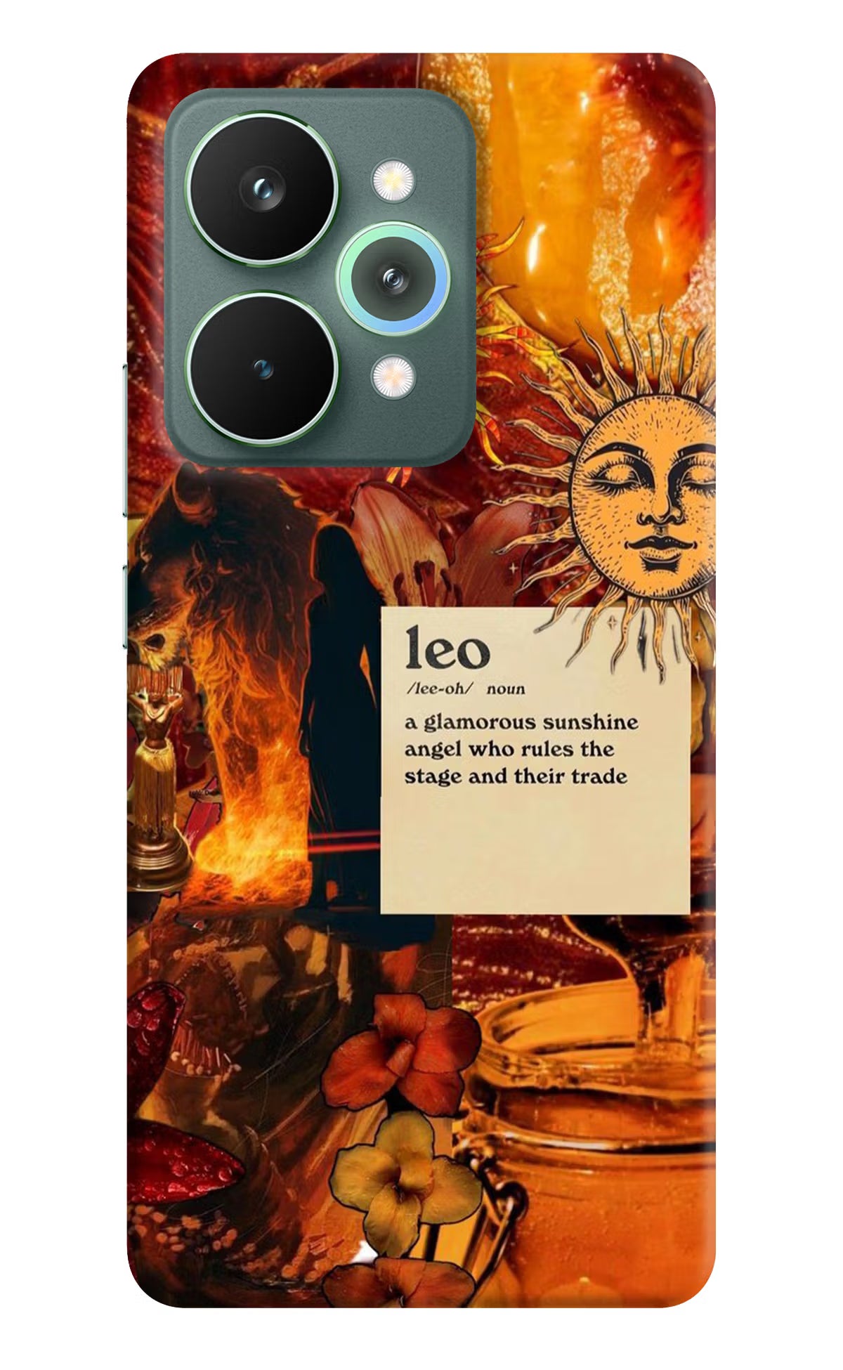 Leo Zodiac Realme 15 Pro Hard Case Back Cover by Casekaro