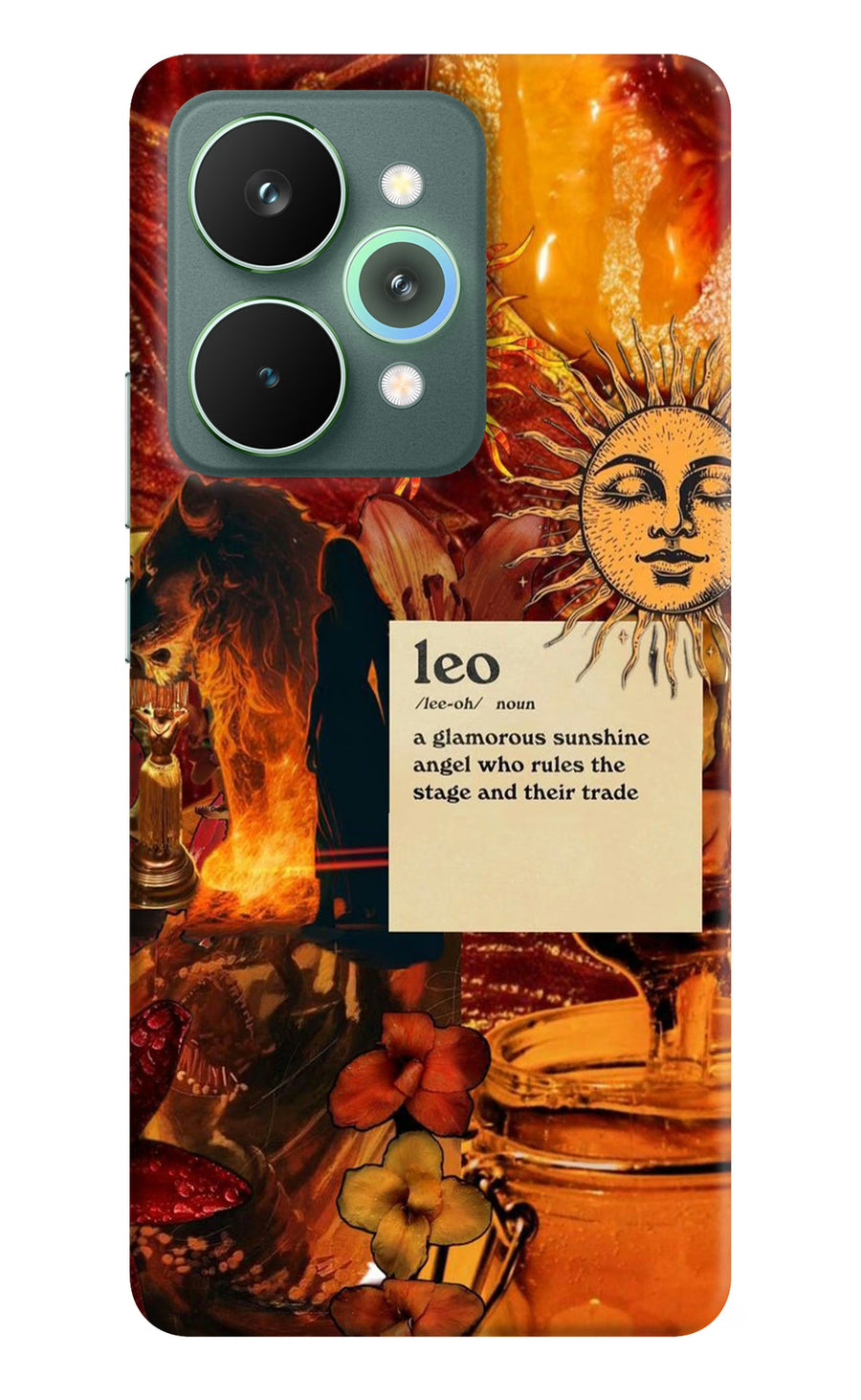 Leo Zodiac Realme 15 Pro Back Cover, Hard case