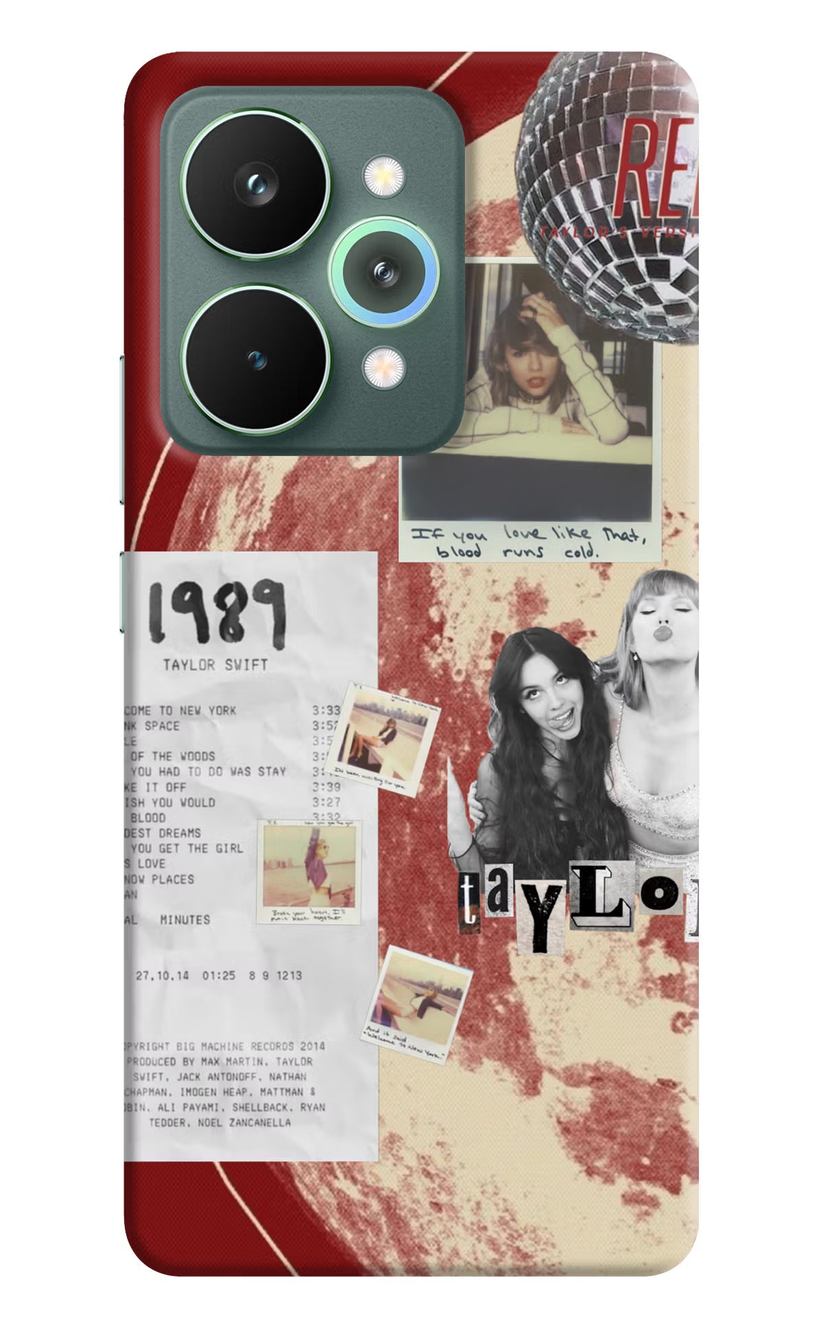 Taylor Swift Realme 15 Pro Back Cover