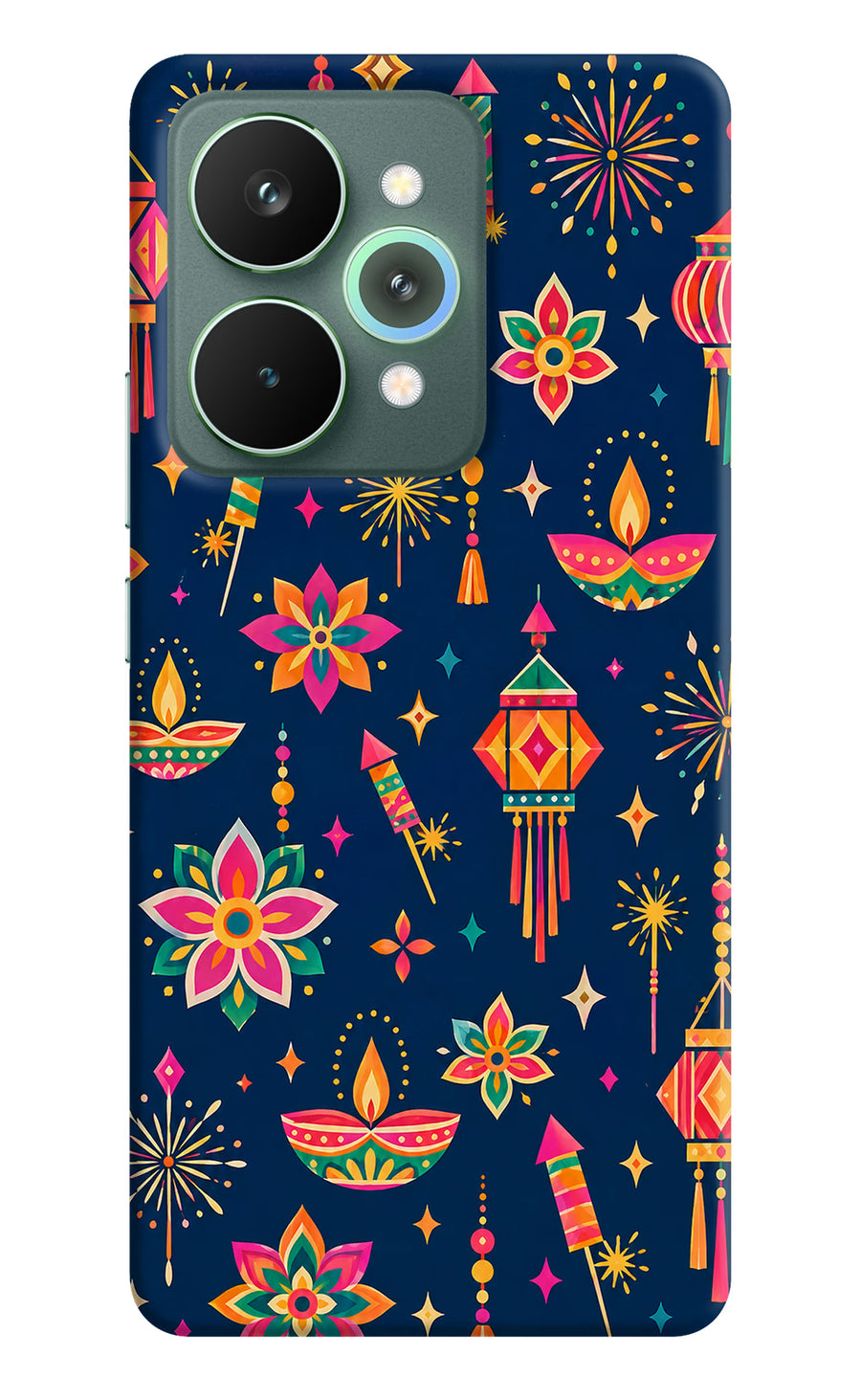 Festive Pop Realme 15 Pro Back Cover, Hard case