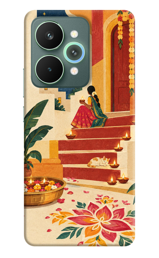 Diwali Rangoli Realme 15 Pro Back Cover