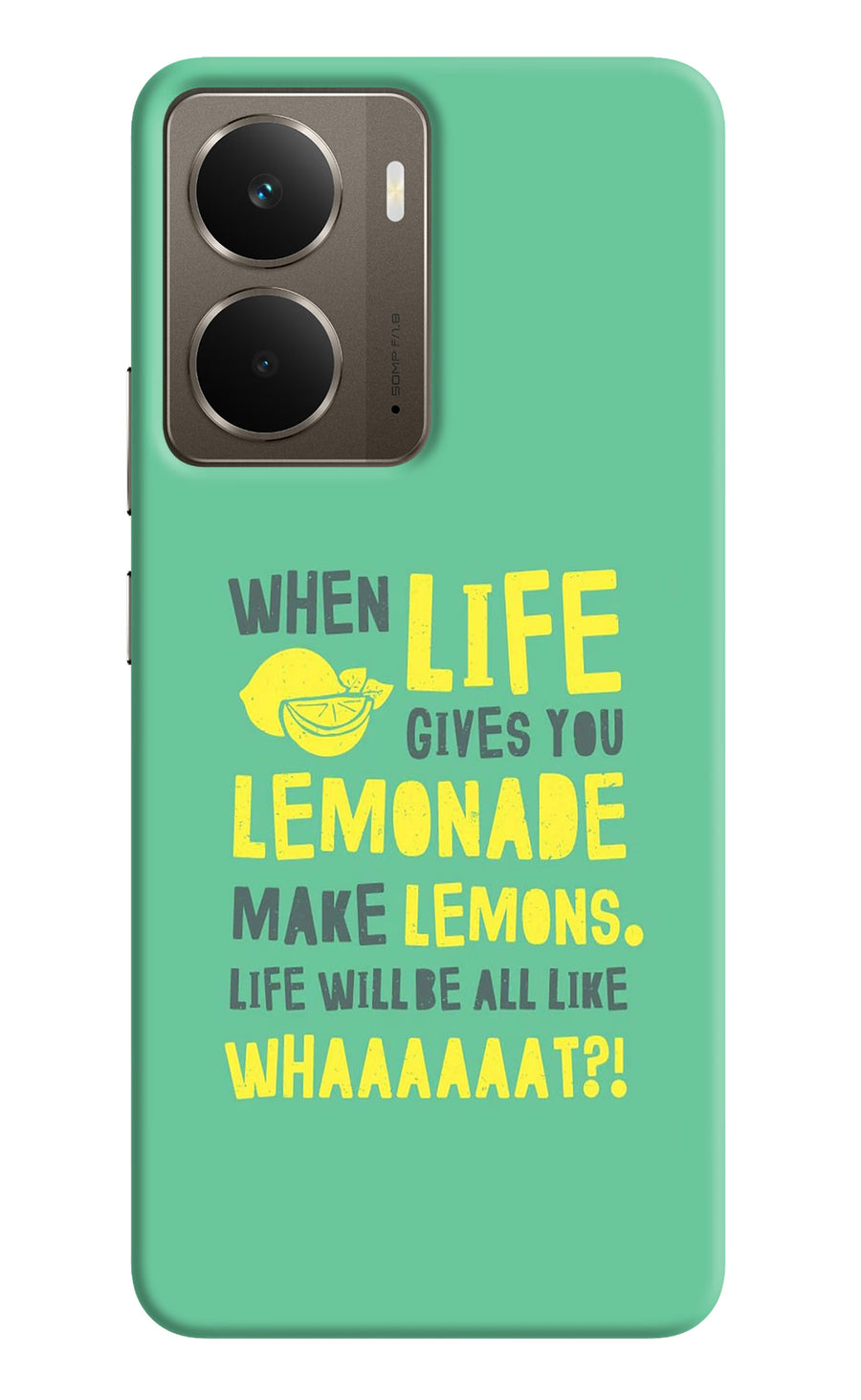 Quote Realme P3 Back Cover, Hard case