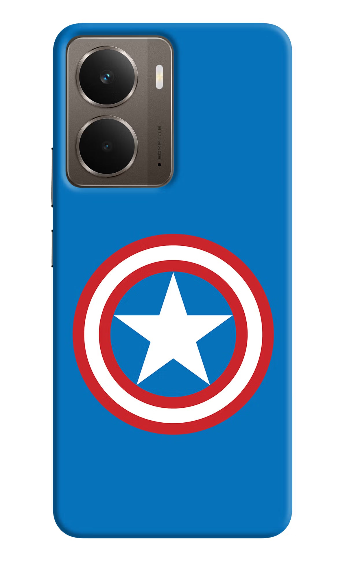 Captain America Logo Realme P3 Hard Case Back Cover by Casekaro