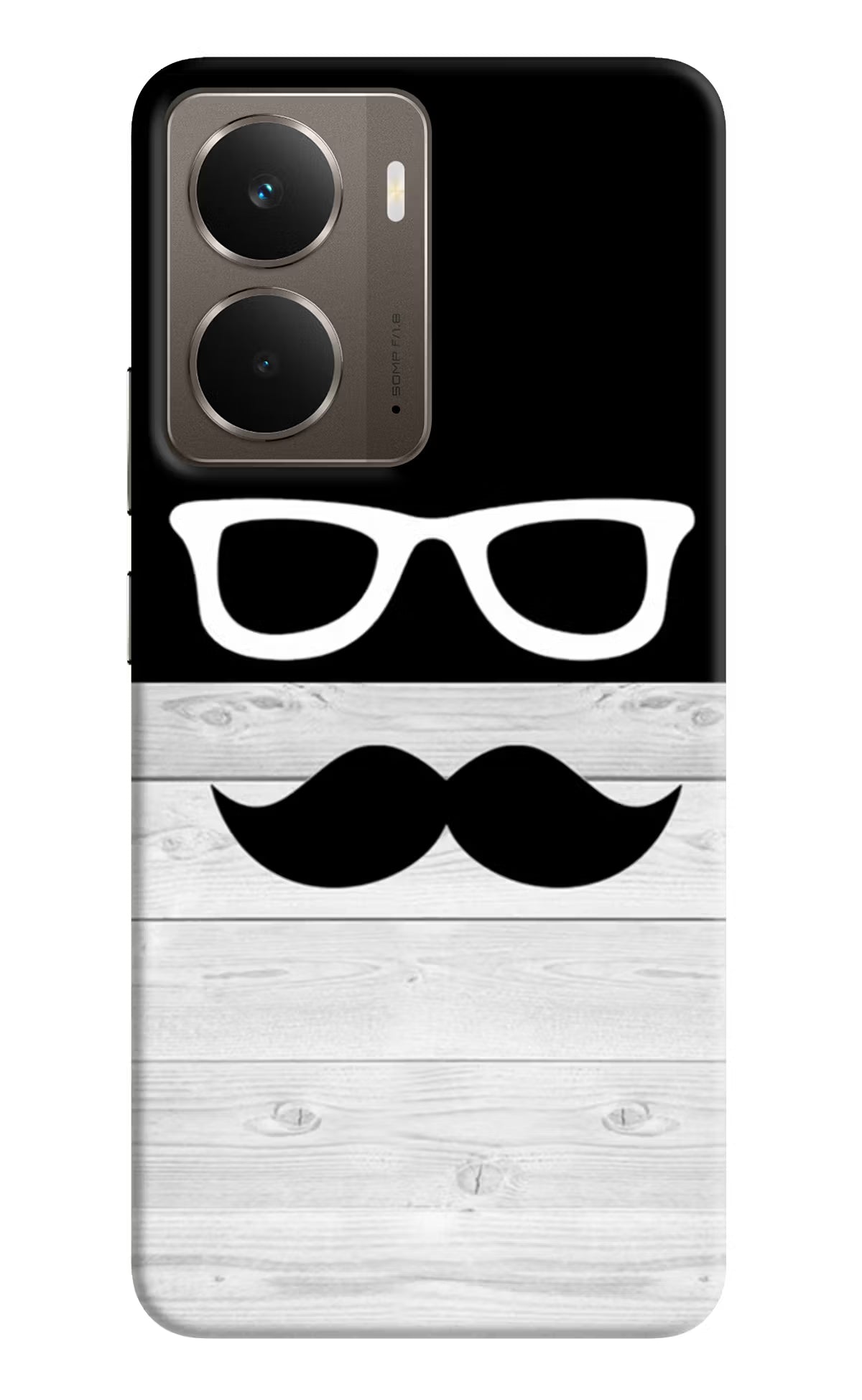 Mustache Realme P3 Hard Case Back Cover by Casekaro