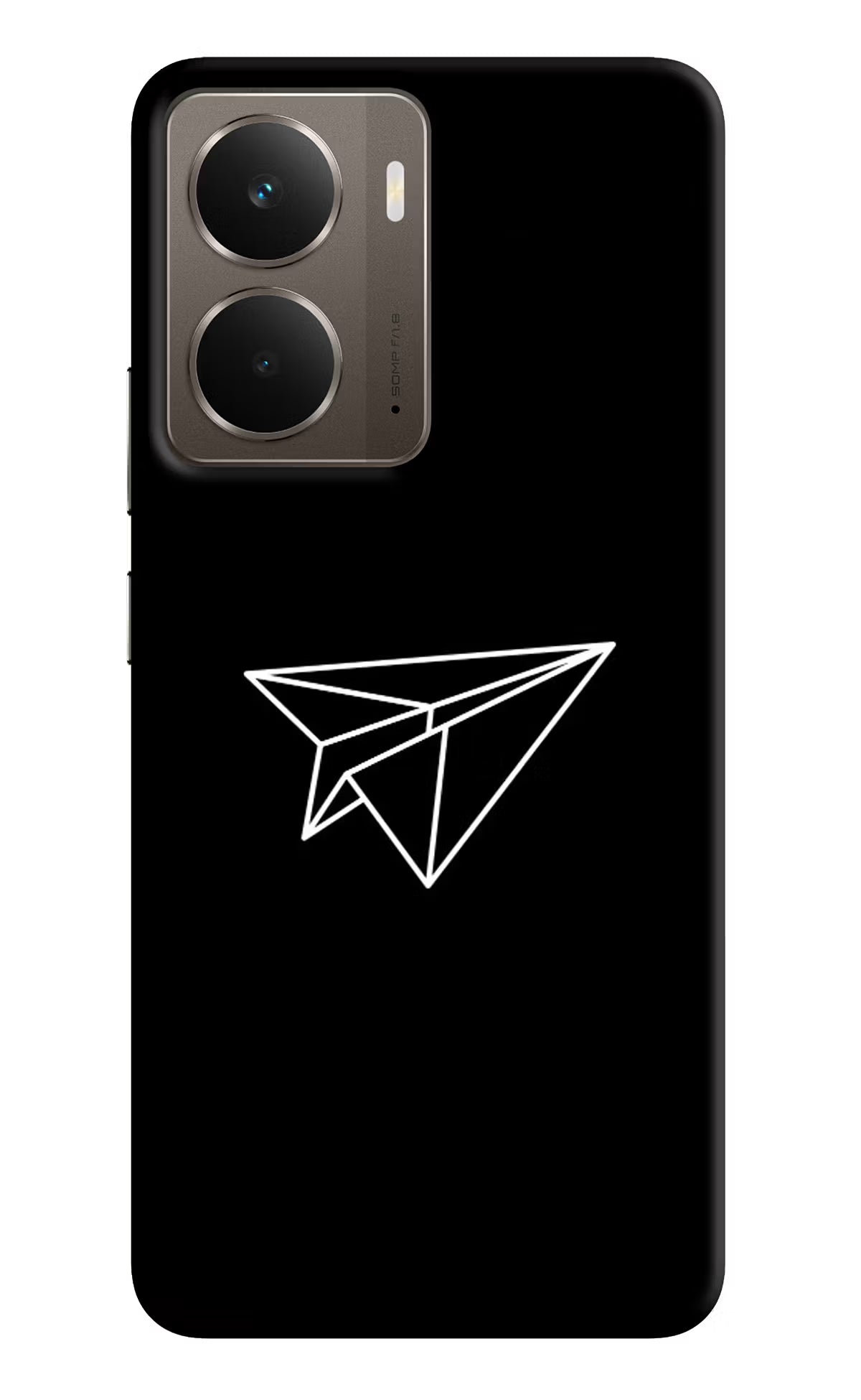 Paper Plane White Realme P3 Hard Case Back Cover by Casekaro