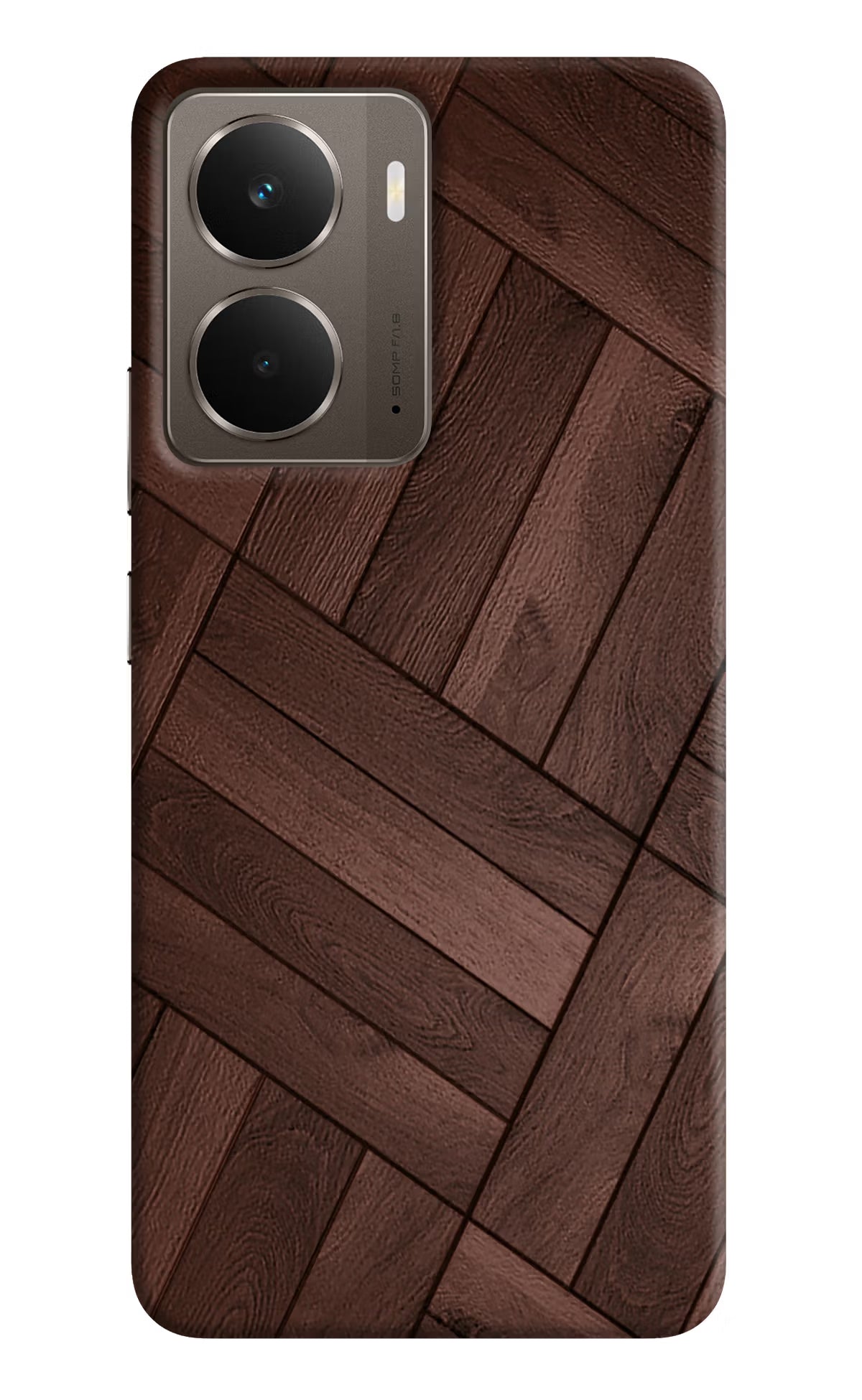 Wooden Texture Design Realme P3 Hard Case Back Cover by Casekaro