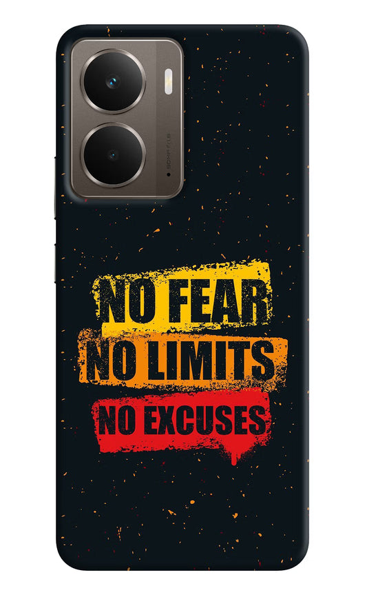 No Fear No Limits No Excuse Realme P3 Hard Case Back Cover by Casekaro
